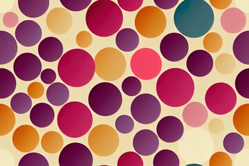 Abstract seamless geometric pattern. 2d illustrated colorful tile background.
