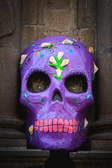 Totenkopf Schädel Dia de los Muertos in Mexiko-Stadt