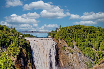 Montmarcy Falls in Quebec