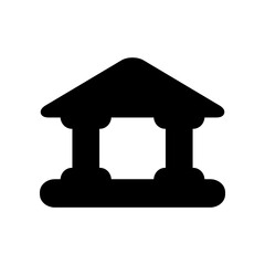 Bank Building icon template PNG file