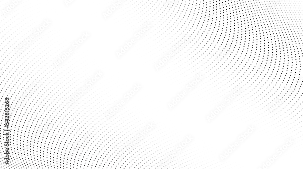 Poster halftone wave lines background. abstract dotted stripes texture. warped and curved lines wallpaper. 