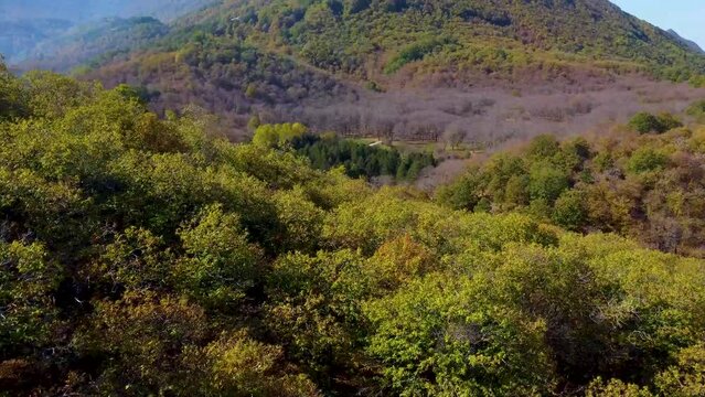view of the mountains