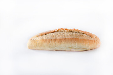 bread on a white background,
