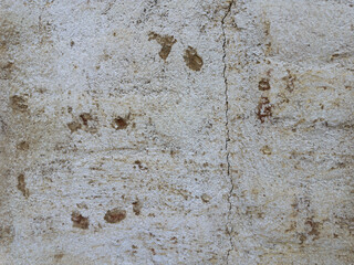 Dirty cement texture with some grooves. Close up.