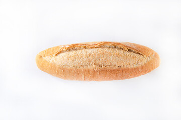 Bread on a white background. 