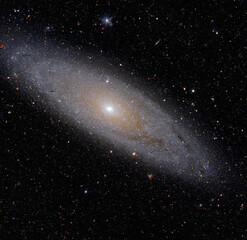 High level of details photograph of a new galaxy