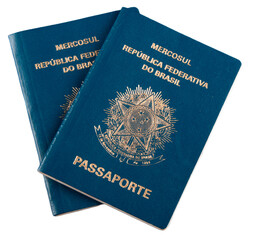 Brazilian passport isolated with transparent background png