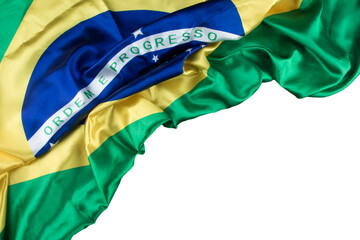 Brazilian flag with transparent background png - 542820444