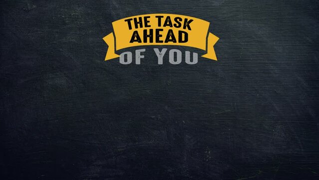 The task ahead of you is never greater motivation quote