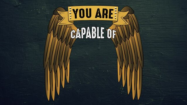 You are capable of amazing things motivation quote video