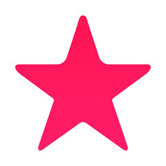 Obraz premium pink star illustration