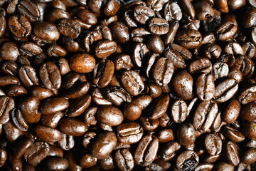 delicious coffee ready for grinding