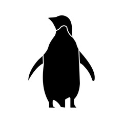 Penguin icon from wild animals collection color editable