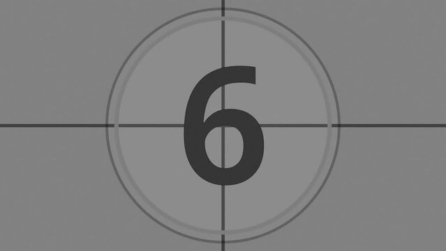 Movie-style countdown