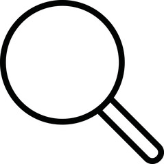 magnifying glass icon or zoom icon simple