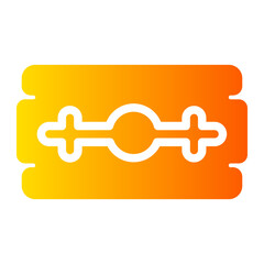 razor blade gradient icon