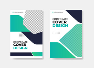 Corporate modern cover design template