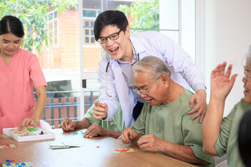 Obraz premium Mental health care wellness and wellbeing in elder.