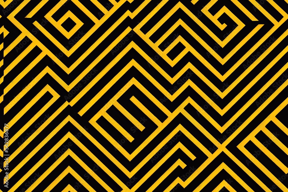 Poster art deco seamless patterns set in a trendy minimal linear style. 2d illustrated abstract retro backg
