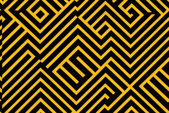 Art Deco Seamless Patterns Set in a Trendy minimal Linear Style. 2d illustrated Abstract Retro backgrounds with Geometric Shapes. For packaging, fabric printing, branding, wallpaper, covers