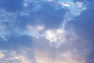 Obraz premium Clouds, blue sky