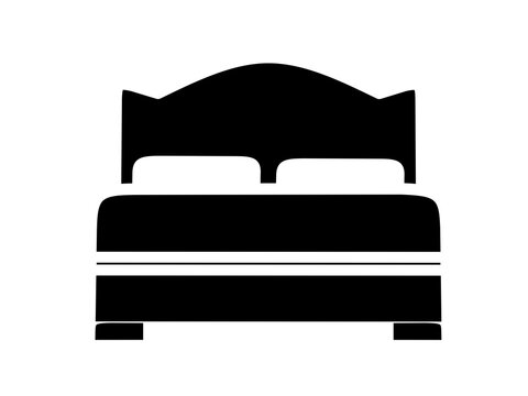 bed icon with trendy design.furniture icon