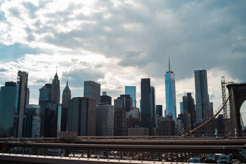 Fototapeta na wymiar a building in New York's daily life