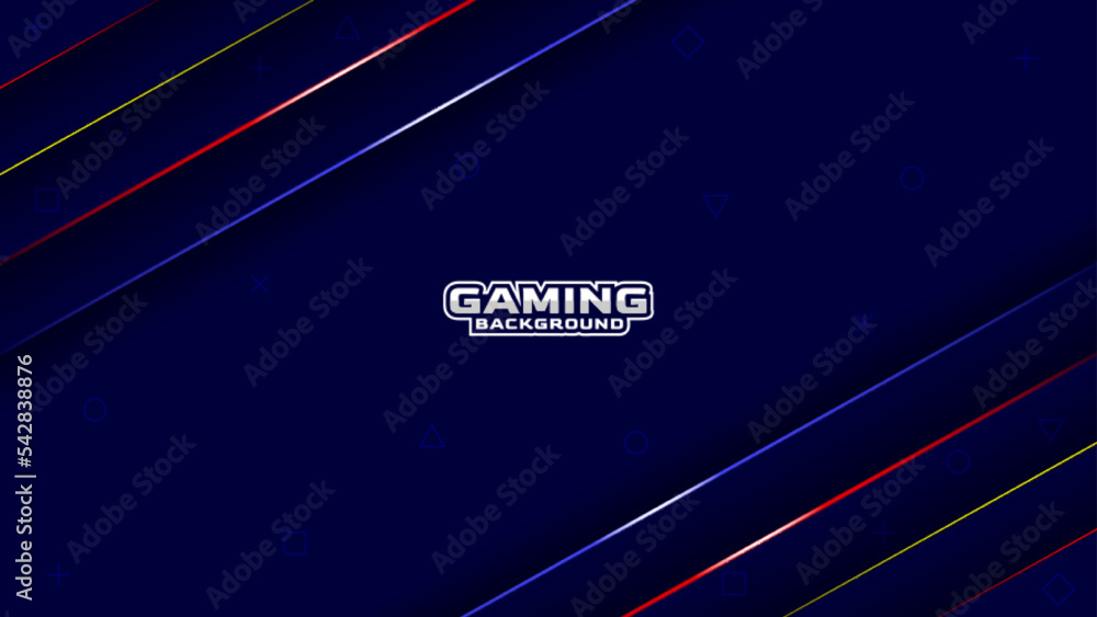 Poster abstract gaming background with modern luxury style