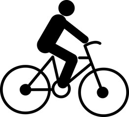 bicycle icon vector symbol template on white background..eps