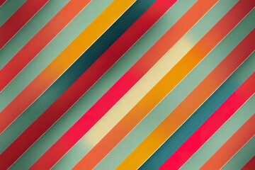 Obraz premium Colorful horizontal stripes seamless 2d illustrated pattern. Watercolor background for printing brochure, poster, card, print, textile,magazines, sport wear. Modern trendy striped design.