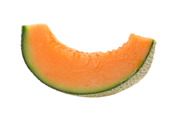 cantaloupe melon isolated on transparent png