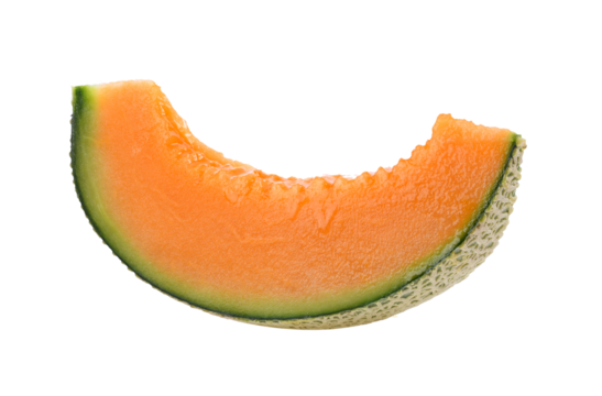 cantaloupe melon isolated on transparent png