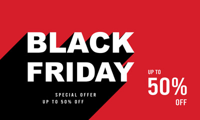 Black Friday Background Design. Greeting Card, Banner, Poster. Vector Illustration.