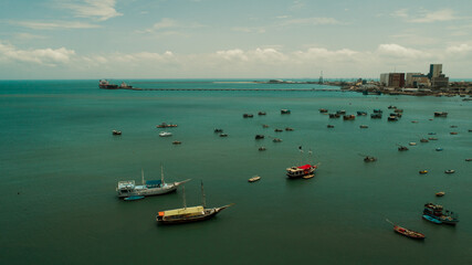 Fototapeta na wymiar Porto de Fortaleza - Brasil