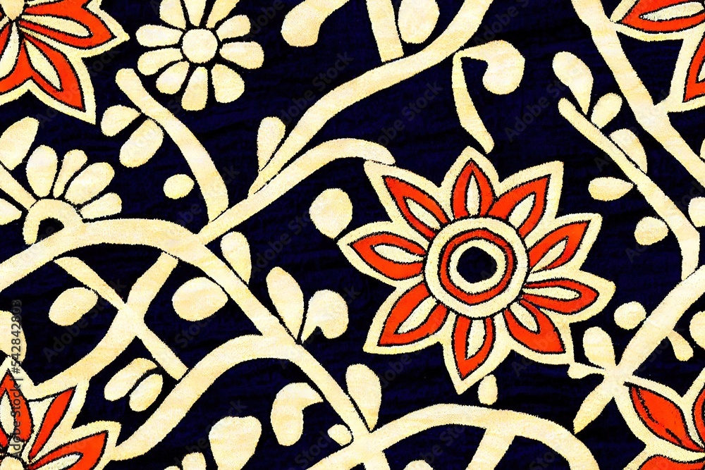 Poster madhubani kalamkari chinz kani abstract shirting design ajrakh pattern ikat block print pattern bati