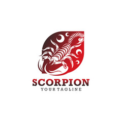 Scorpion logo icon design template