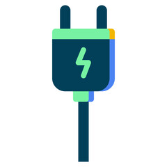 Electric flat icon