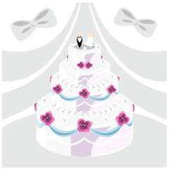 pastel de boda, comida, pastel, boda, novios, decoraciones, celebraci&oacute;n