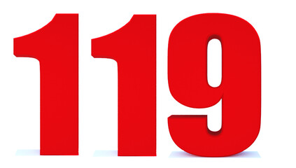 119 number