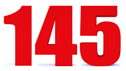 Obraz premium 145 number