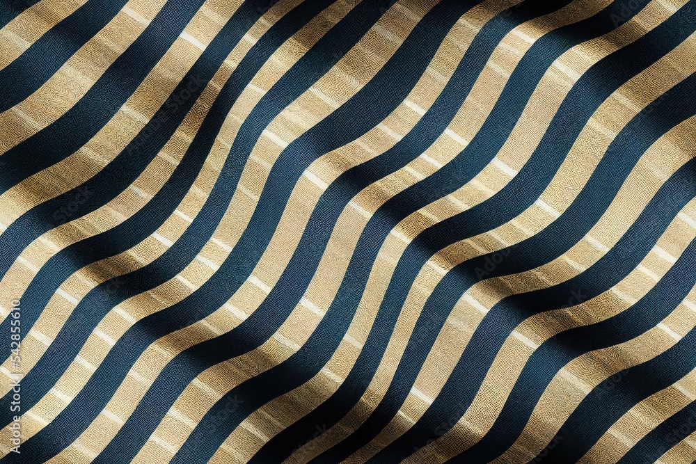 Aufkleber stripe pattern abstract textured in blue and white. herringbone simple background 2d illustrated gra