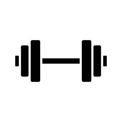 barbell icon vector design template in white background