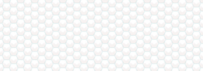 Embossed hexagon on light bright blue background. Abstract crystal. Abstract honeycomb. Abstract tortoiseshell. Soft color