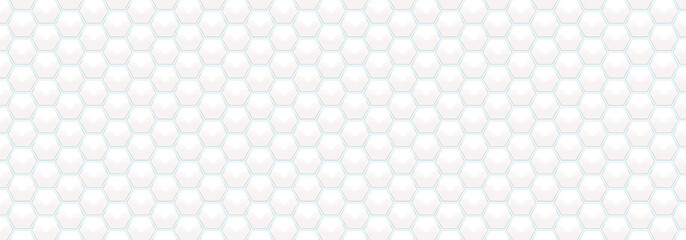 Embossed hexagon on light blue background. Abstract crystal. Abstract honeycomb. Abstract tortoiseshell. Soft color