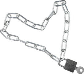 padlock and chain