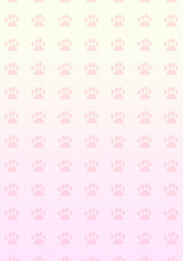 肉球グラデーション背景