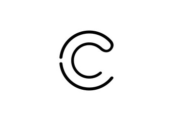 logo letter C vector initial company icon business logo vector