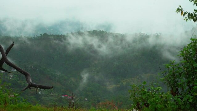 Clouds in the Mountain, Kasardevi Almora Uttarakhand