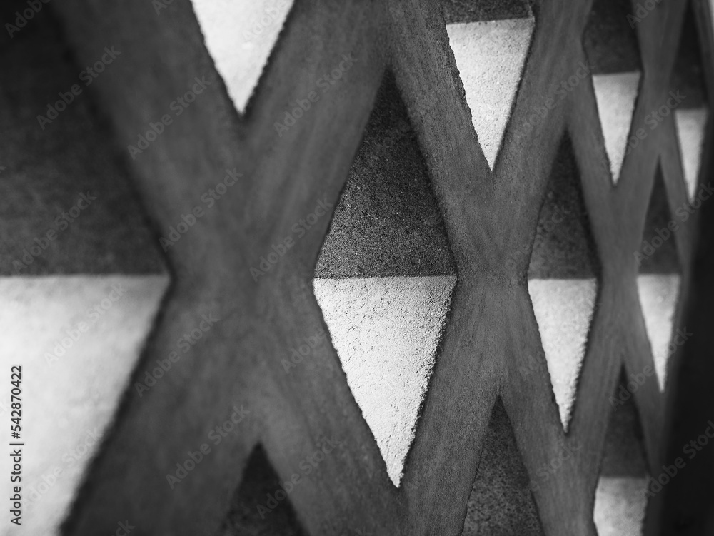 Poster architecture details geometric pattern square block cement concrete wall