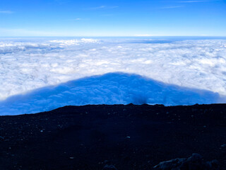 富士山　山頂からの景色